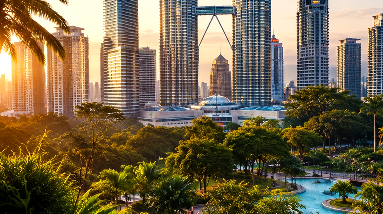 Kuala Lumpur skyline and Malaysia city travel inspiration
