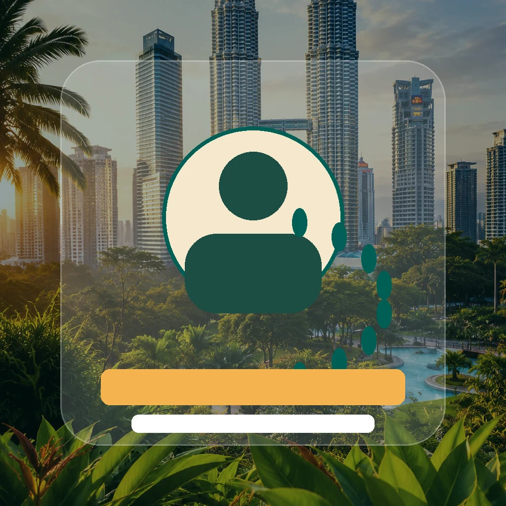Portrait-style travel planner image for Kuala Lumpur and cultural routes in Malaysia